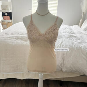 floral lace bustier camisole